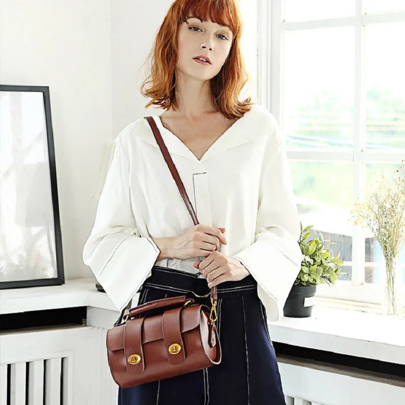 Retro Pillow Design Shoulder Bag