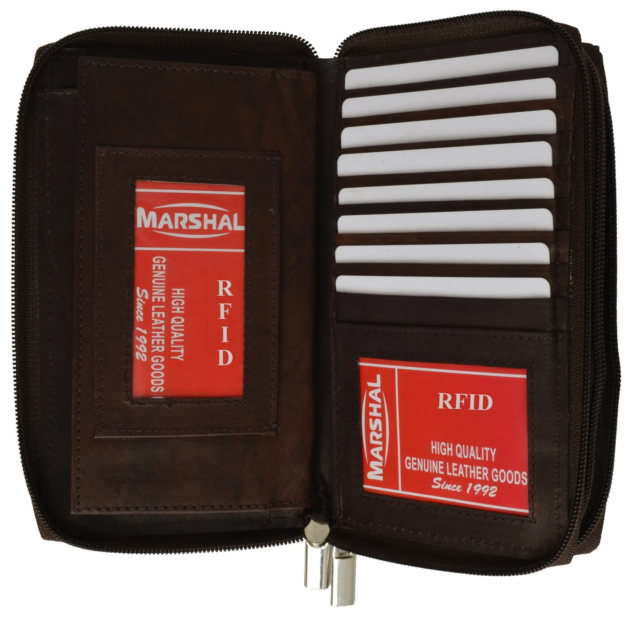 RFID 4575 Ladies Wallets all around zipper
