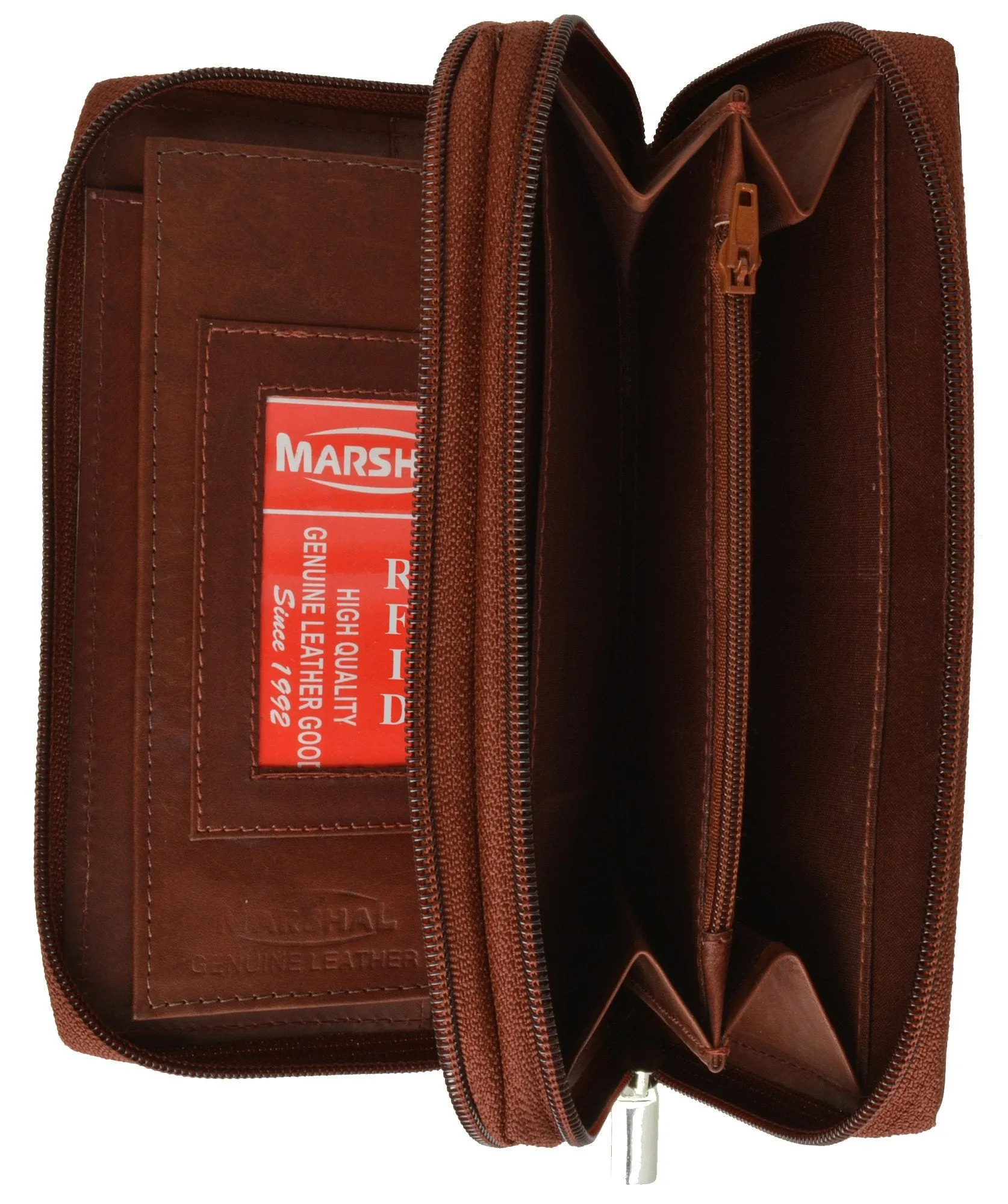 RFID 4575 Ladies Wallets all around zipper