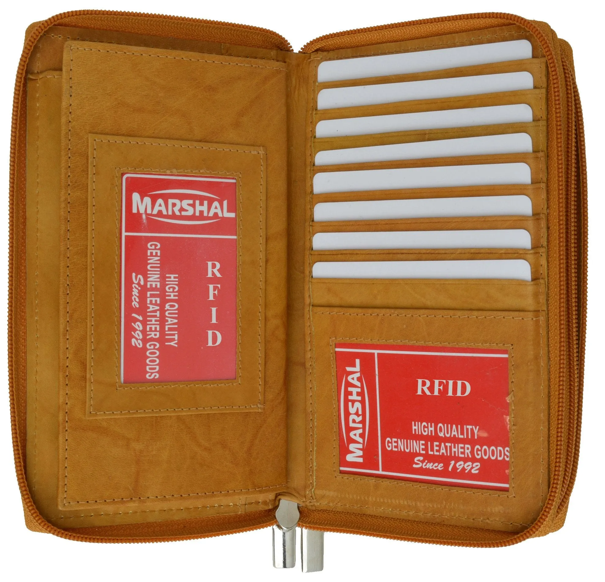 RFID 4575 Ladies Wallets all around zipper