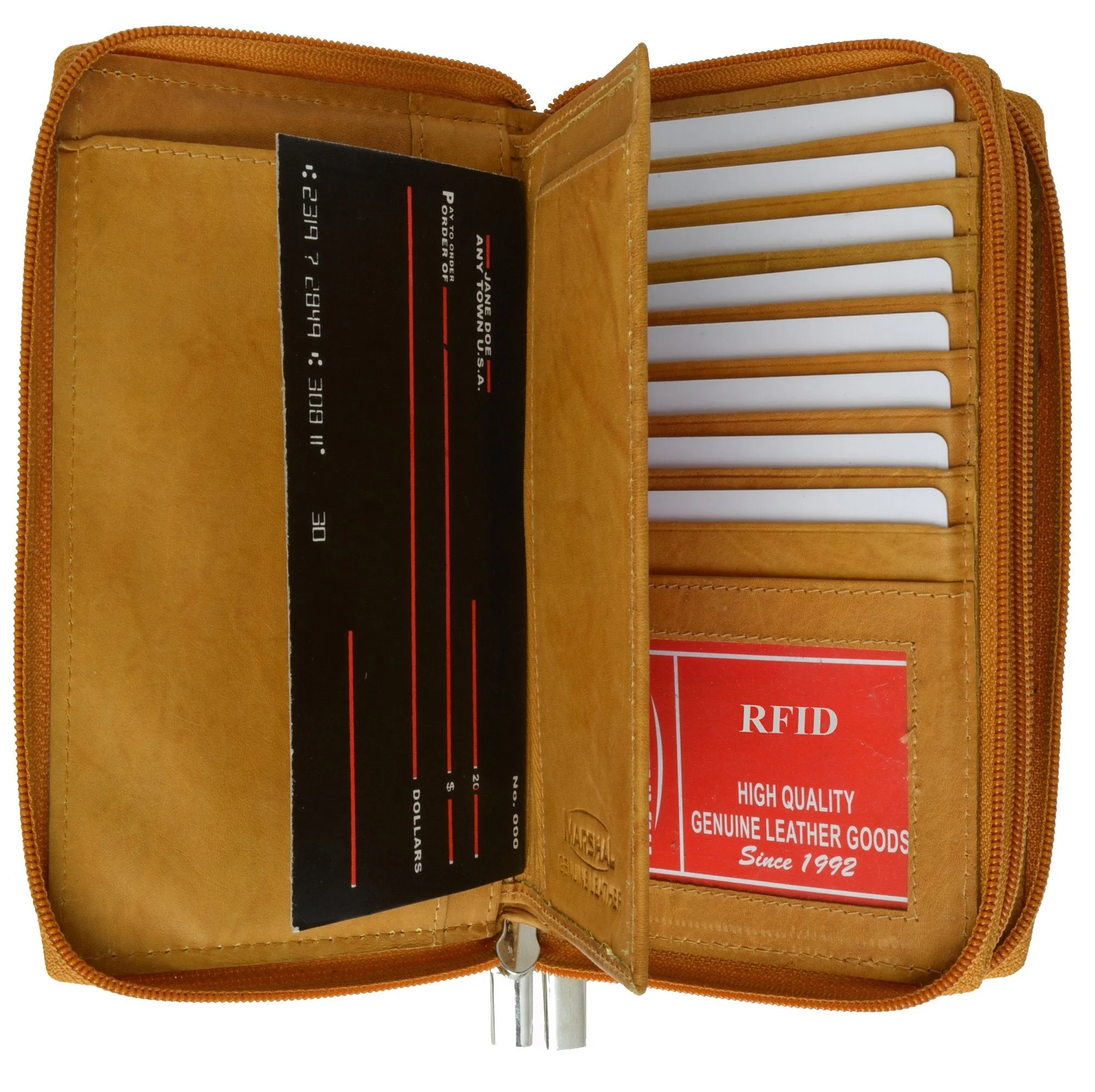 RFID 4575 Ladies Wallets all around zipper