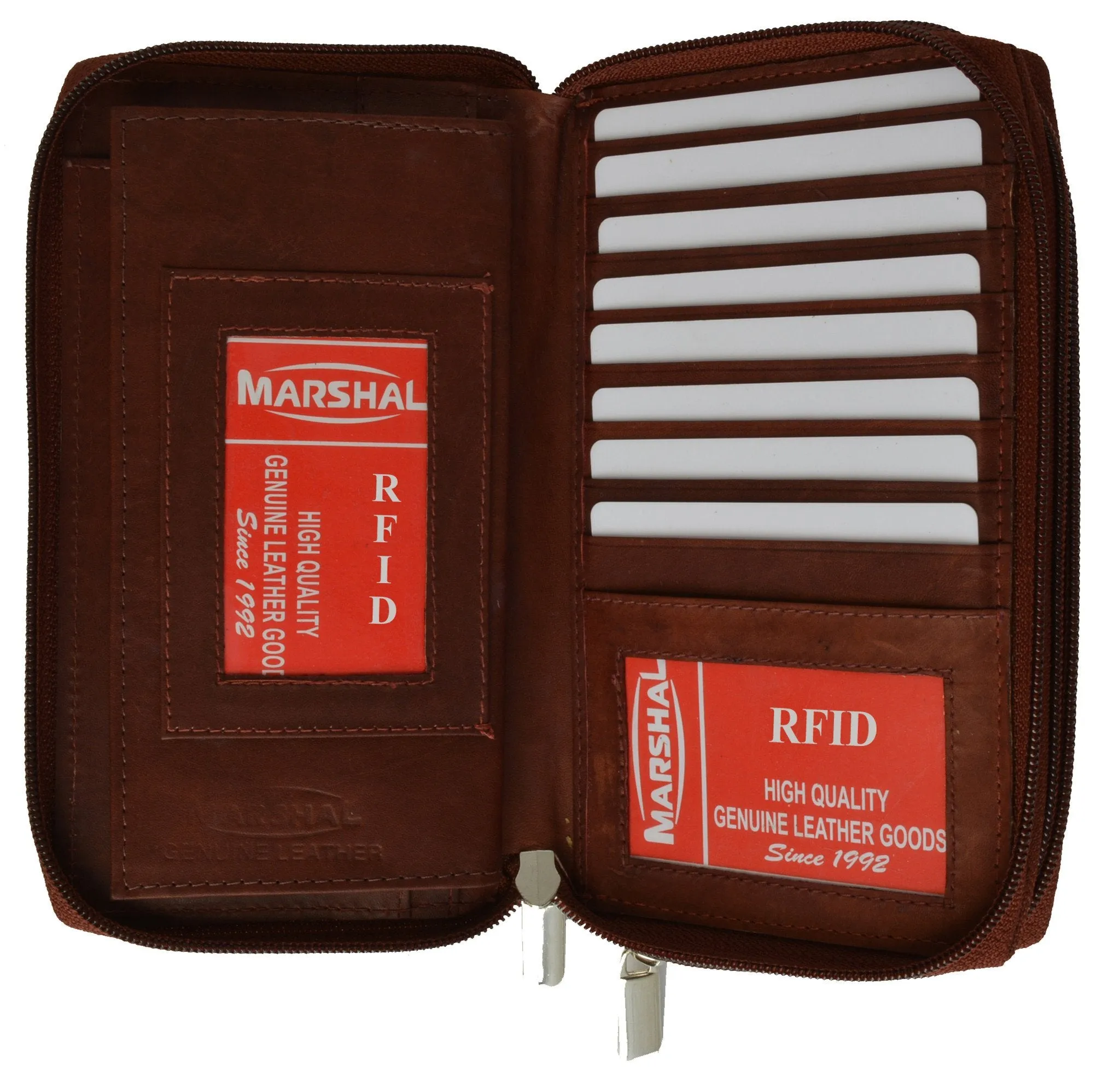 RFID 4575 Ladies Wallets all around zipper