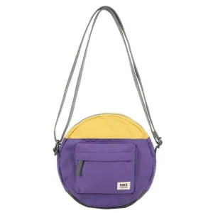 Roka Paddington B Creative Waste Two Tone Recycled Canvas Crossbody Bag - Imperial Purple/Bamboo Yellow