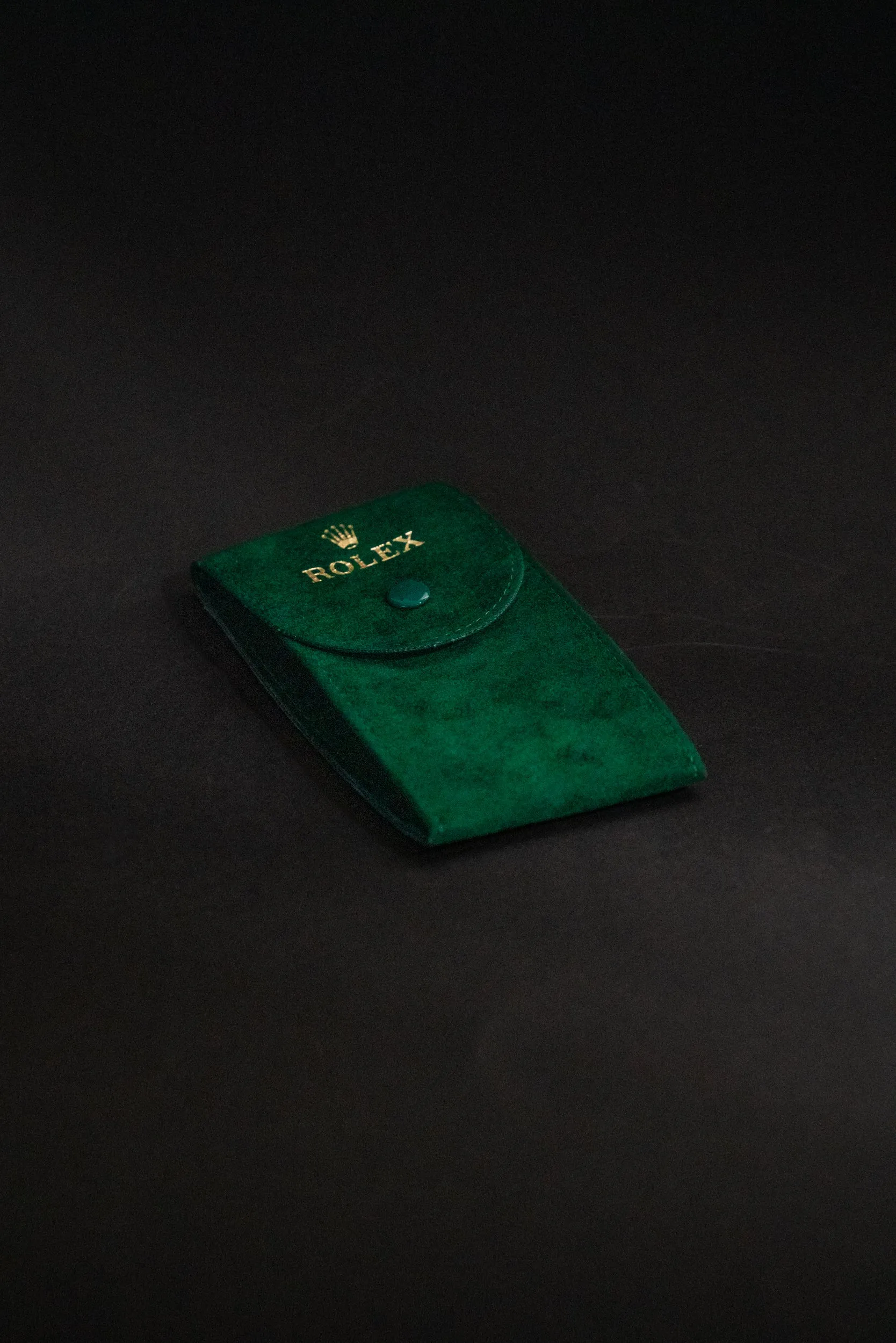 Rolex Travel Case Rolex Grün Leder