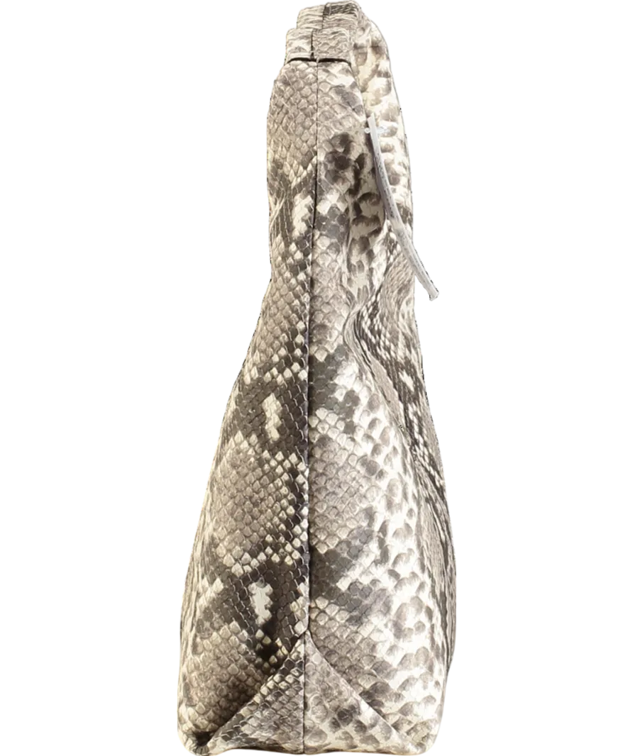 Russell & Bromley Beige Everyday Mini Hobo Snakeskin Bag