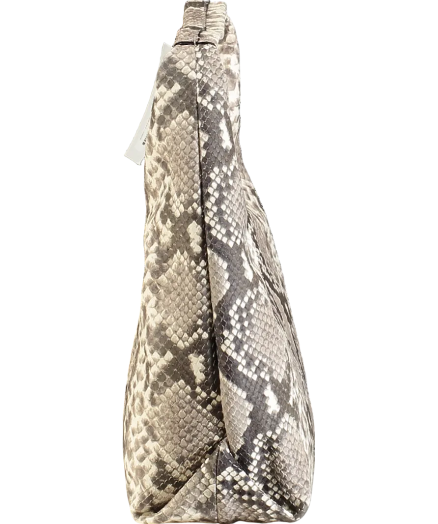 Russell & Bromley Beige Everyday Mini Hobo Snakeskin Bag