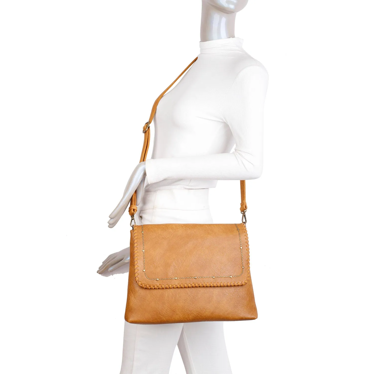 Savannah Crossbody - Light Brown