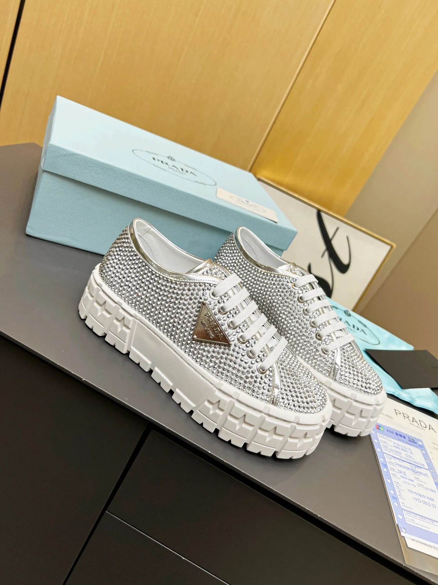 SE963 PRADA Double Wheel Sneakers / Size4-10