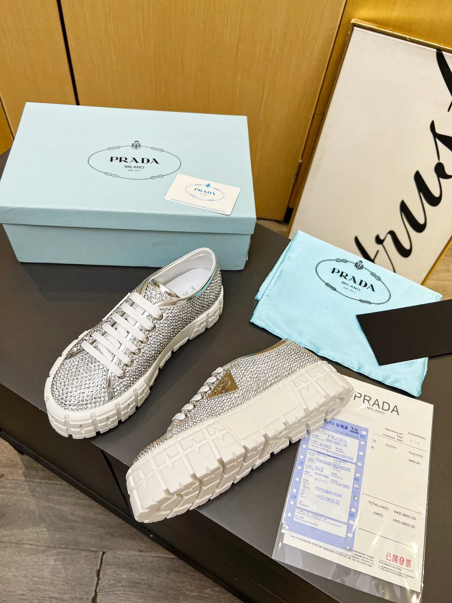 SE963 PRADA Double Wheel Sneakers / Size4-10
