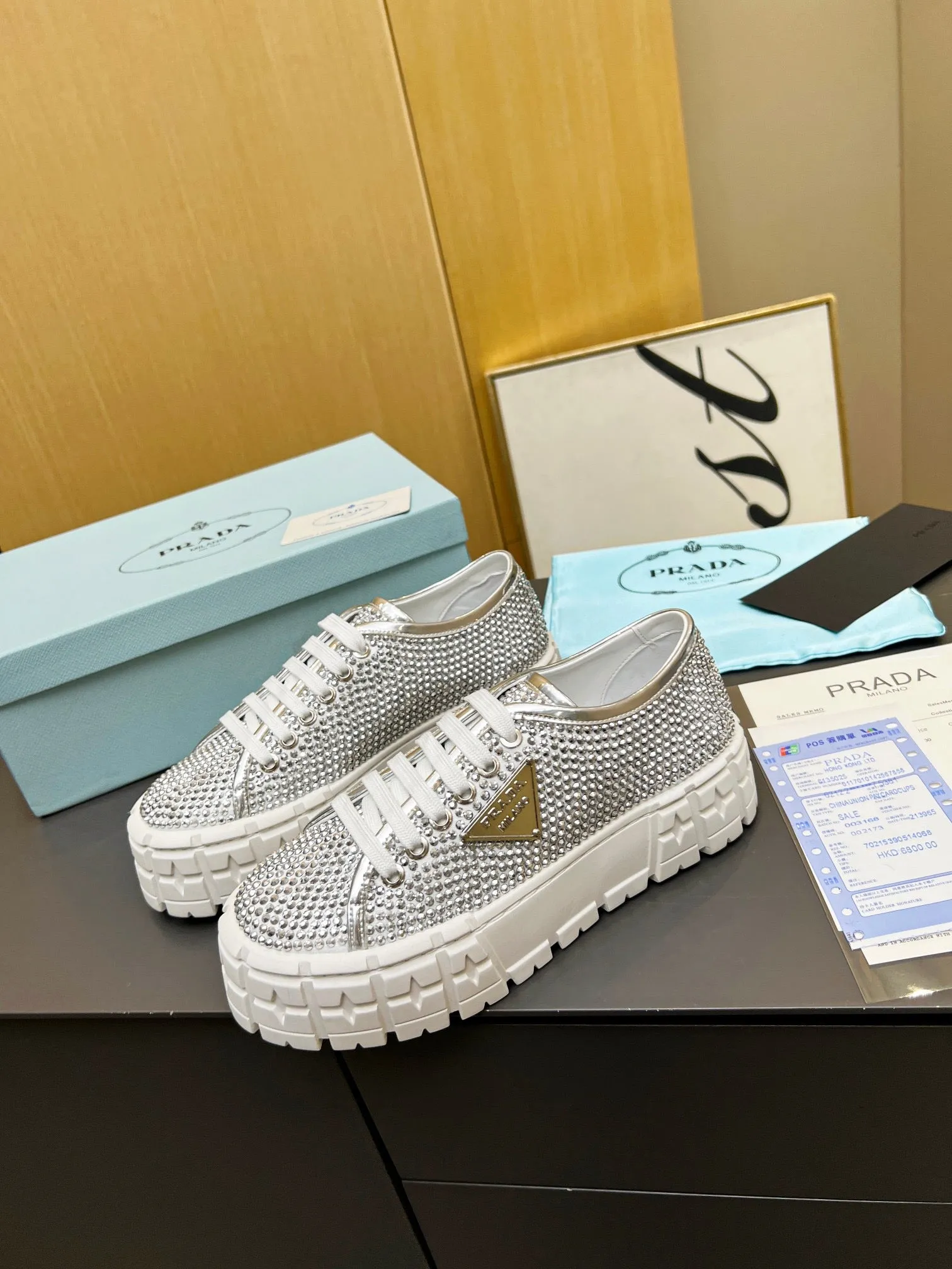SE963 PRADA Double Wheel Sneakers / Size4-10