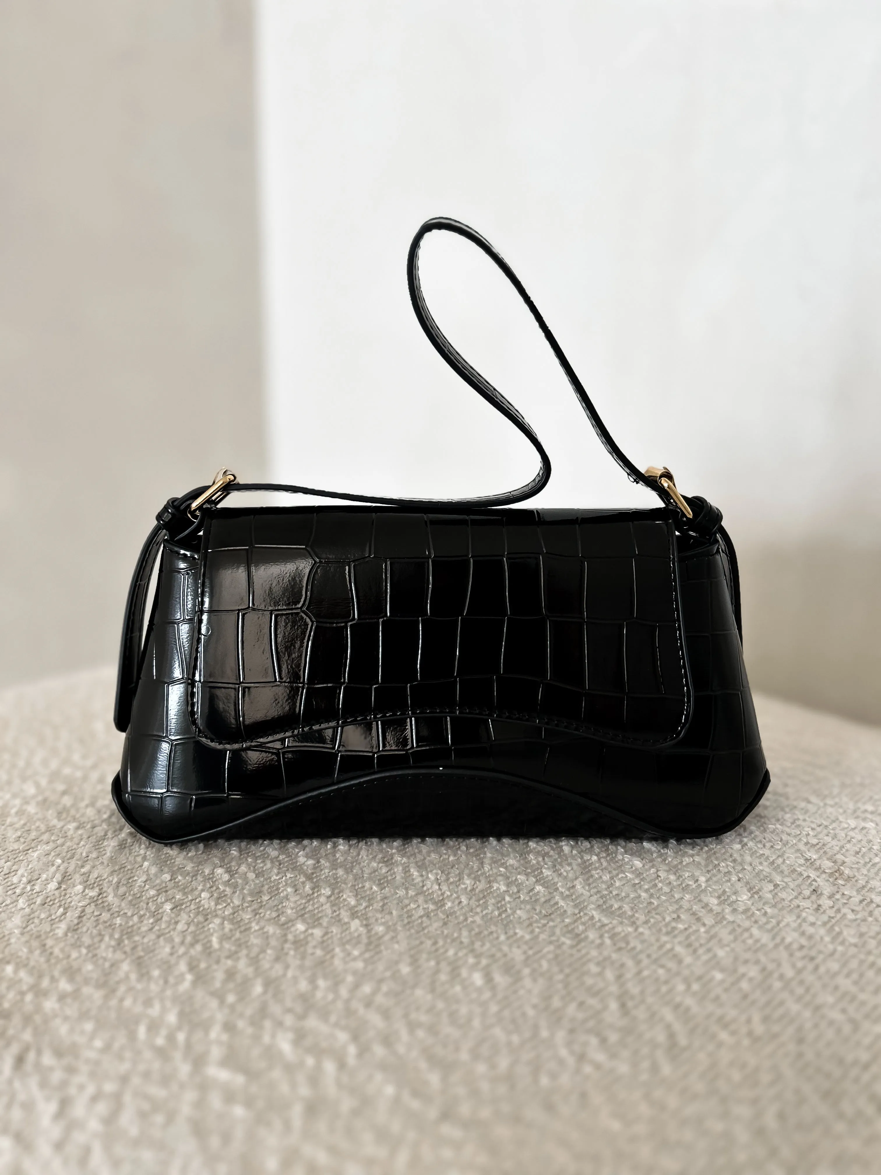 SHAE Bag - Black Patent