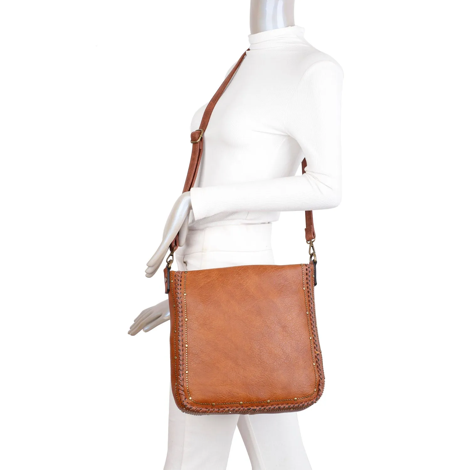 Shelby Crossbody - Cognac