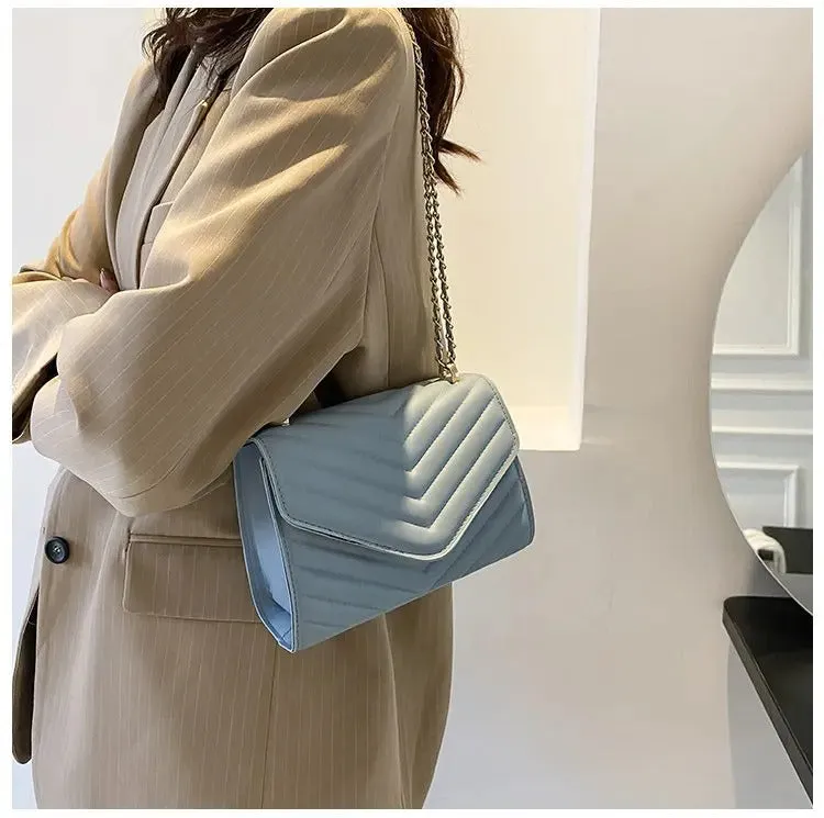 Single Shoulder Retro Fashionable Small Square Bag Crossbody Handbag