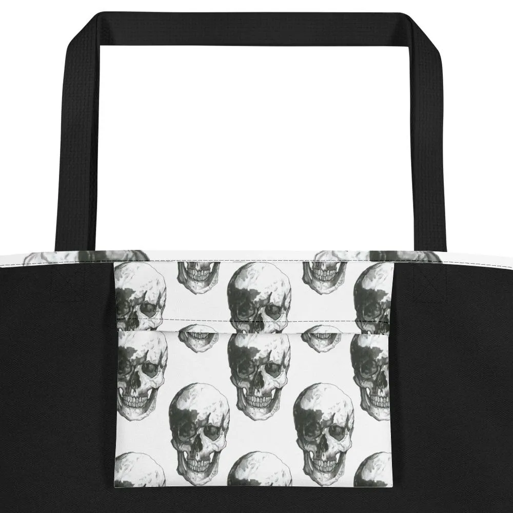 Skulls Beach Bag by Robert Bowen