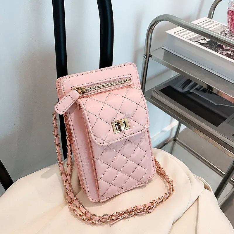 Sling Bags Women's Summer Rhombus Shoulder Bag Fashion Small Square Bag