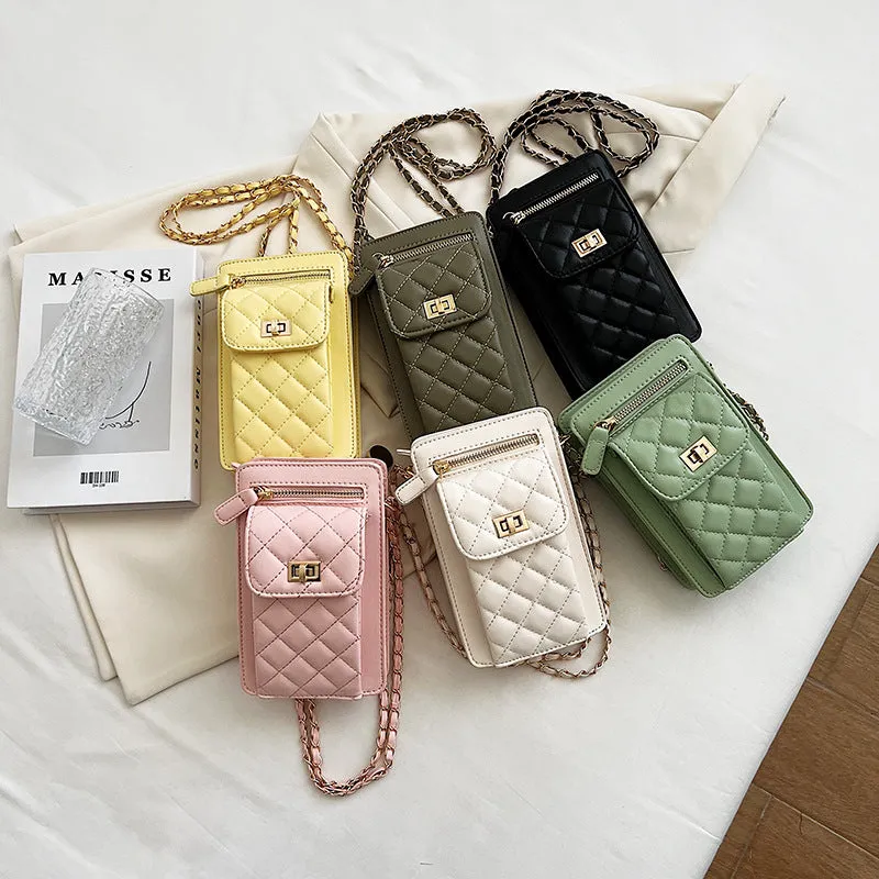 Sling Bags Women's Summer Rhombus Shoulder Bag Fashion Small Square Bag