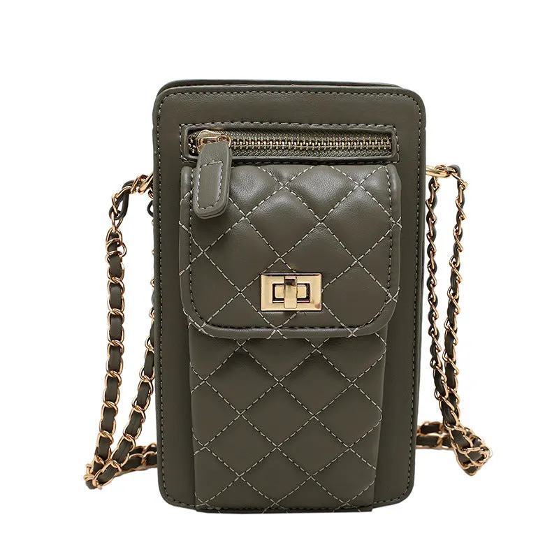 Sling Bags Women's Summer Rhombus Shoulder Bag Fashion Small Square Bag