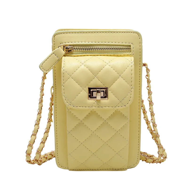 Sling Bags Women's Summer Rhombus Shoulder Bag Fashion Small Square Bag