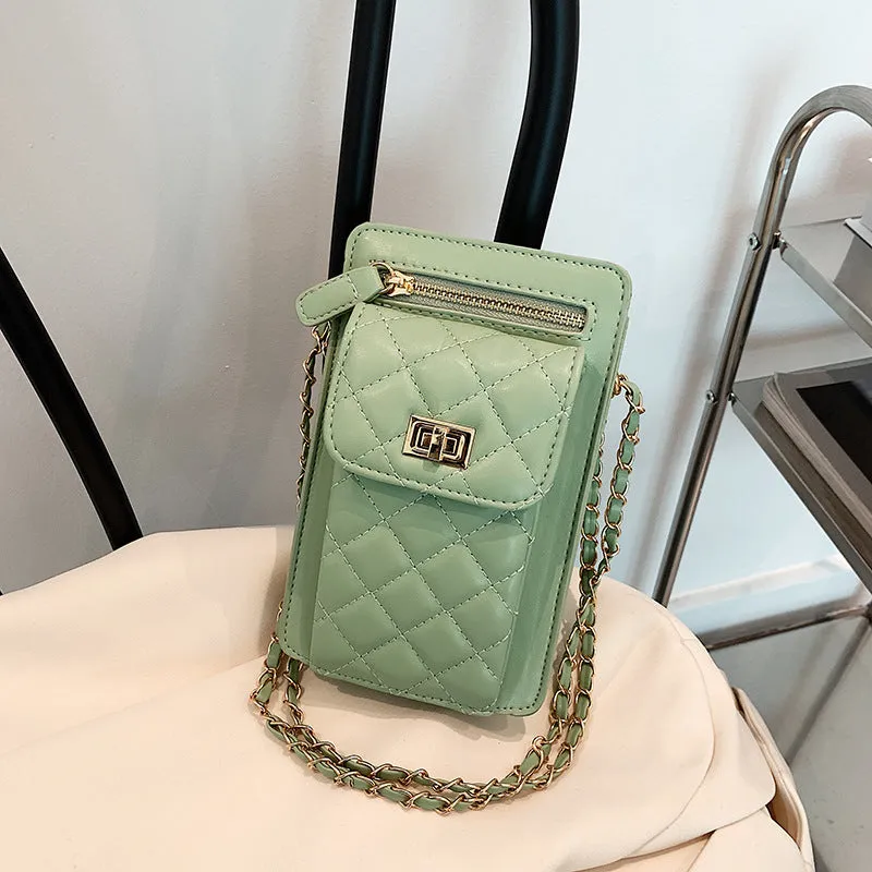 Sling Bags Women's Summer Rhombus Shoulder Bag Fashion Small Square Bag