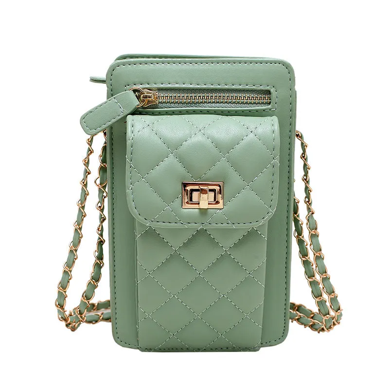 Sling Bags Women's Summer Rhombus Shoulder Bag Fashion Small Square Bag
