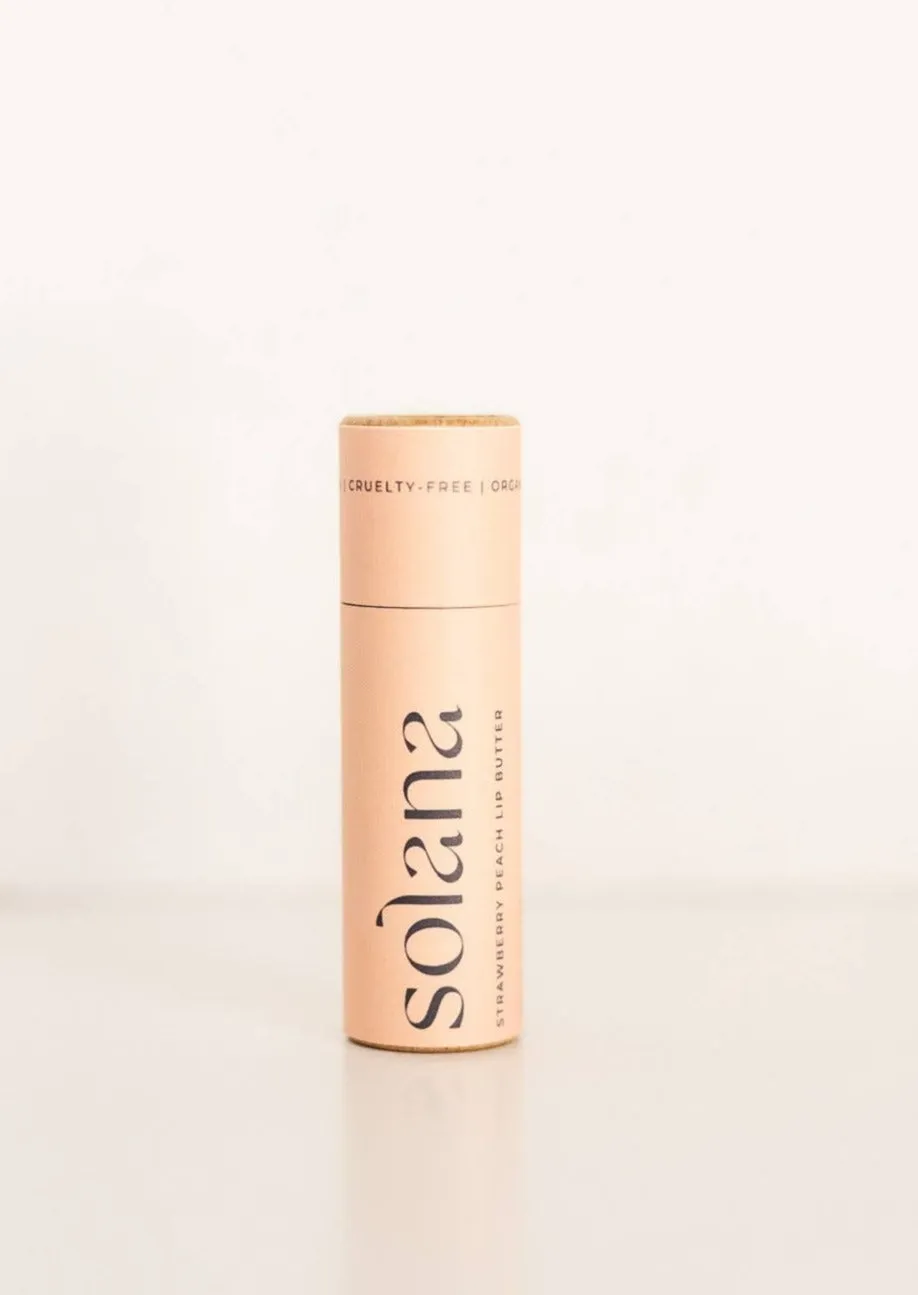 Solana Strawberry Peach Eco-Friendly Lip Balm