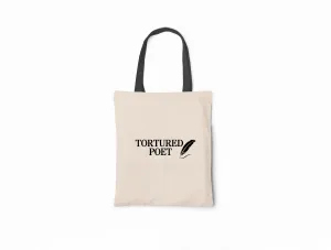 Tortured Poet - Canvas Tote Bag - Taylor Swift Inspired
