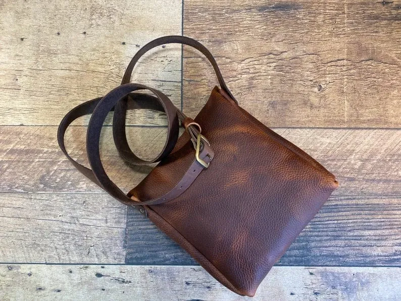 Unisex Genuine Leather Messenger Cum Sling Bag