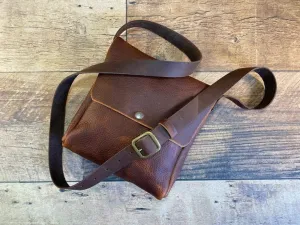 Unisex Genuine Leather Messenger Cum Sling Bag