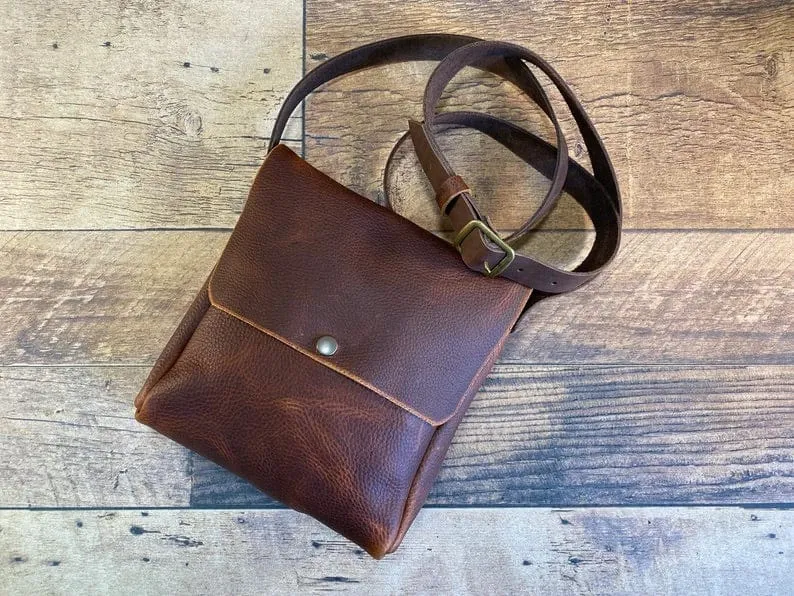 Unisex Genuine Leather Messenger Cum Sling Bag