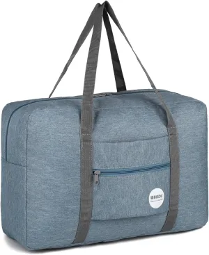 WANDF For Spirit Airlines Personal Item Bag 18x14x8 Travel Duffel Bag Underseat Foldable Carry-on Luggage for Women
