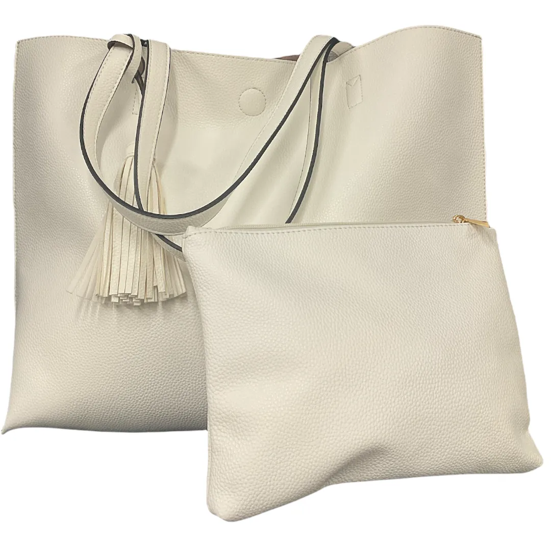 White Two Piece Mali & Lili Tote