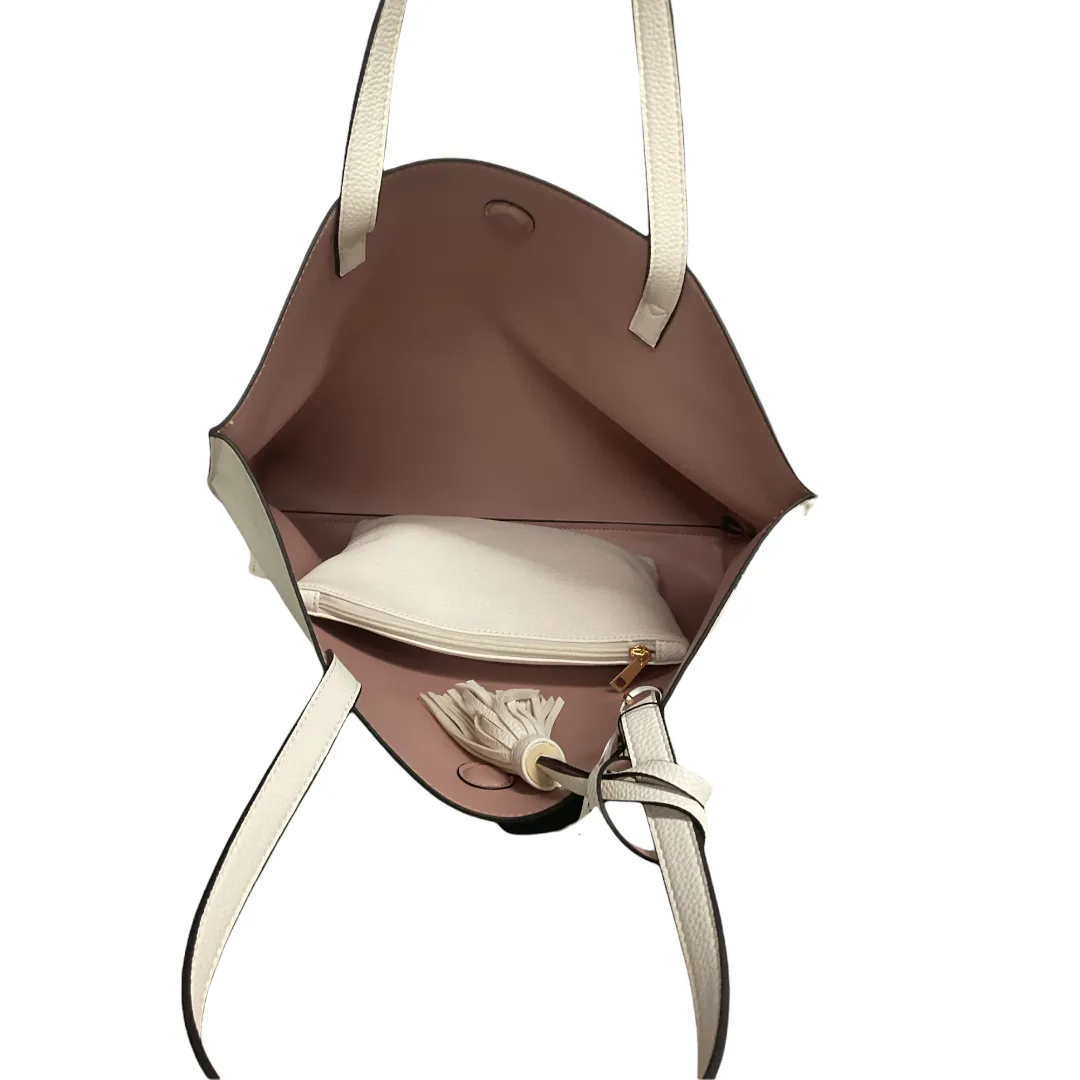 White Two Piece Mali & Lili Tote