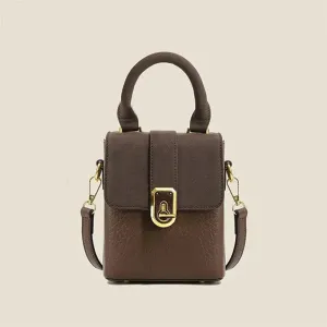 Women's Fashion All-Matching 2024 New Retro Shoulder Bag Messenger Portable Small Square Box Crossbody Bag