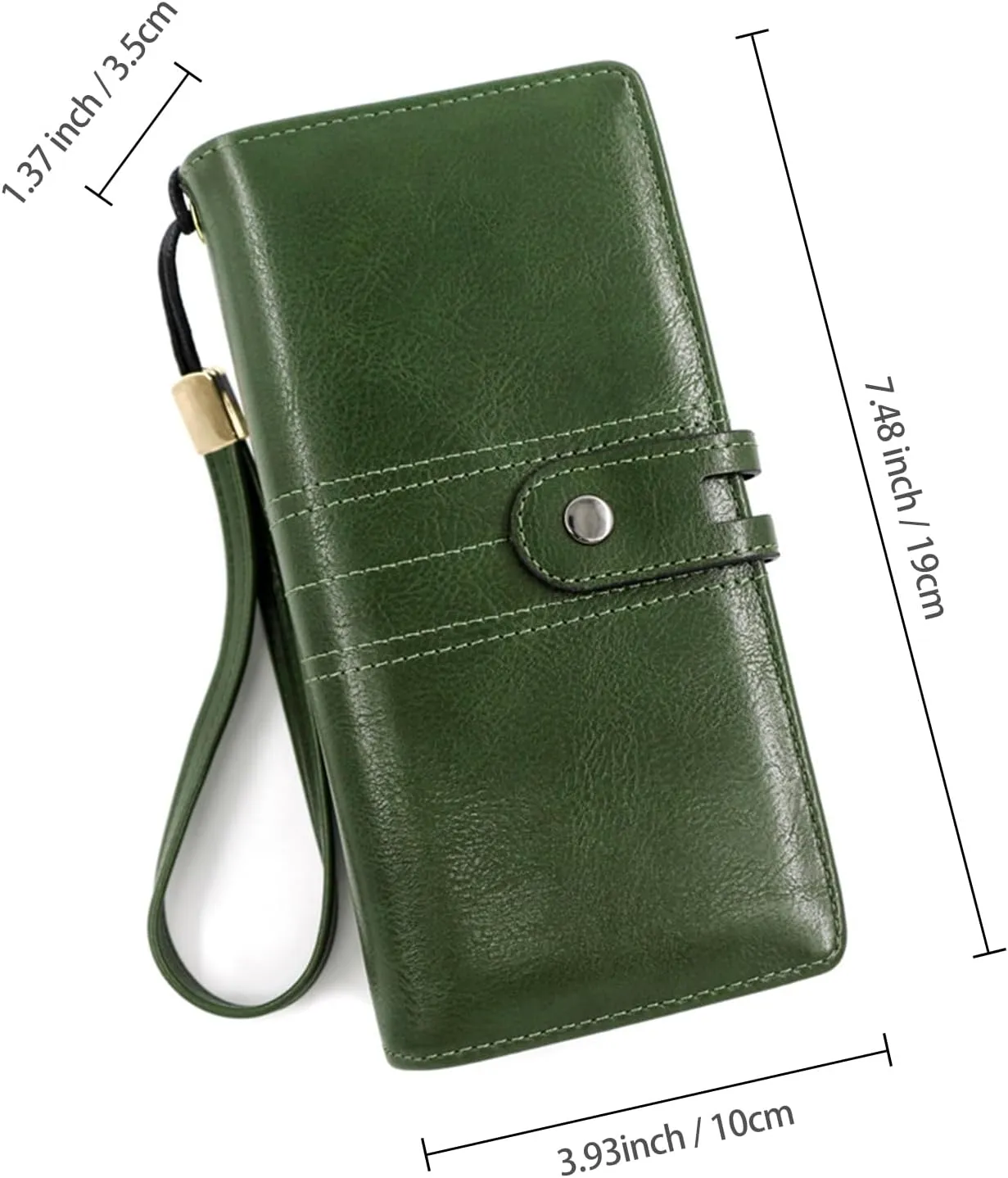 Women's Wallet Large Capacity RFID Blocking Leather Wristlet Clutch Credit Card Holder Wallets for Women