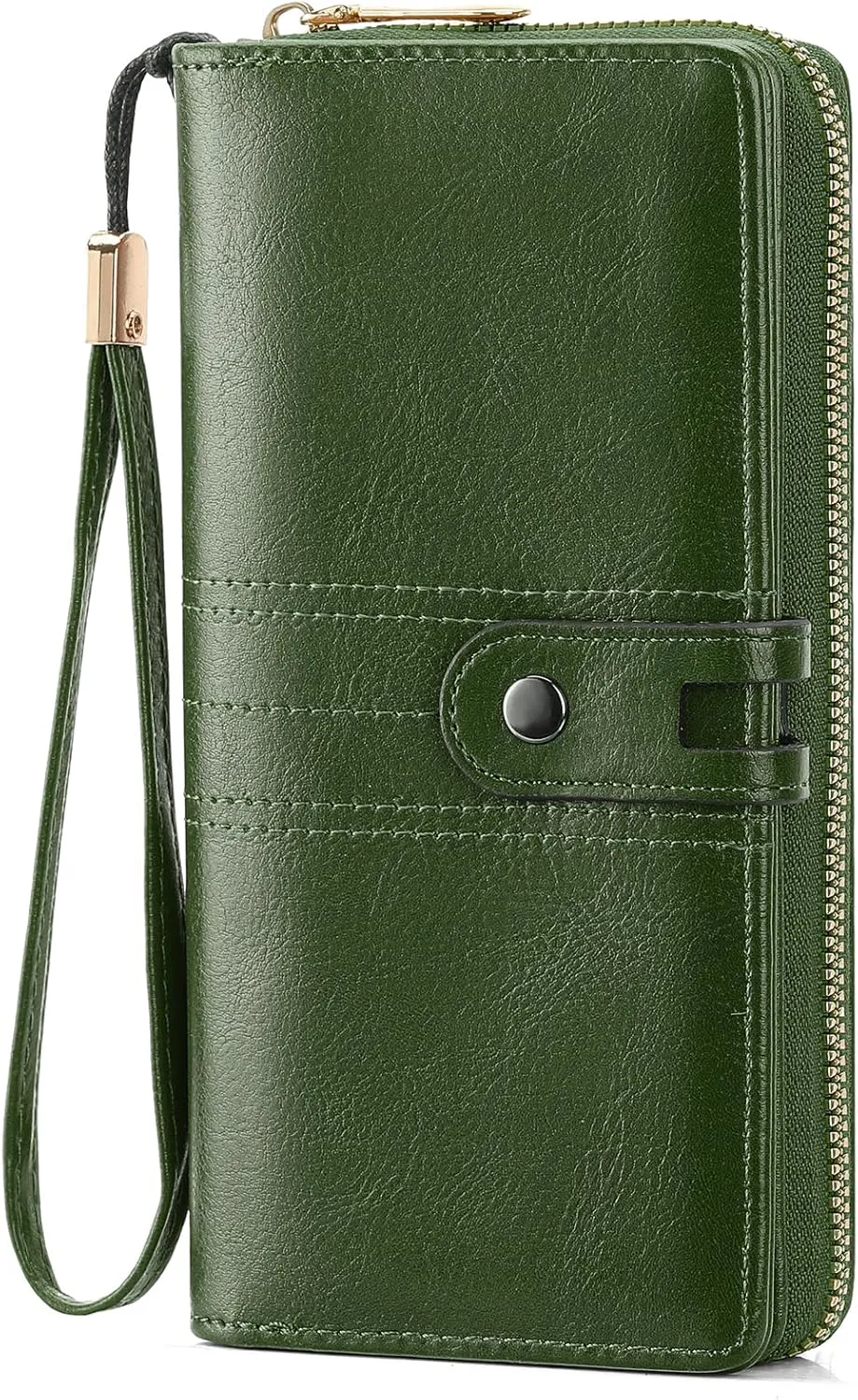 Women's Wallet Large Capacity RFID Blocking Leather Wristlet Clutch Credit Card Holder Wallets for Women