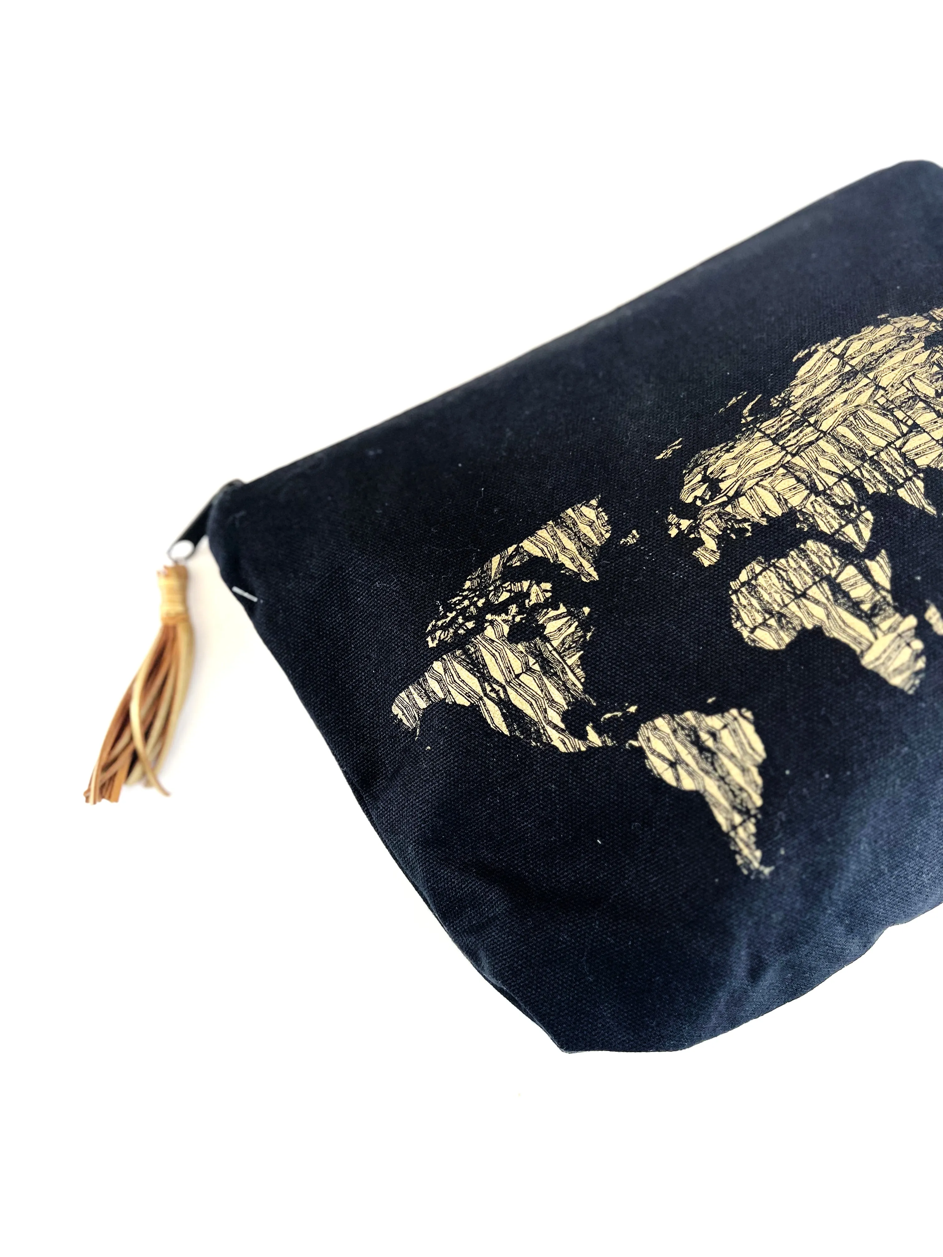 World Map Pouch