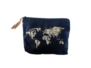 World Map Pouch